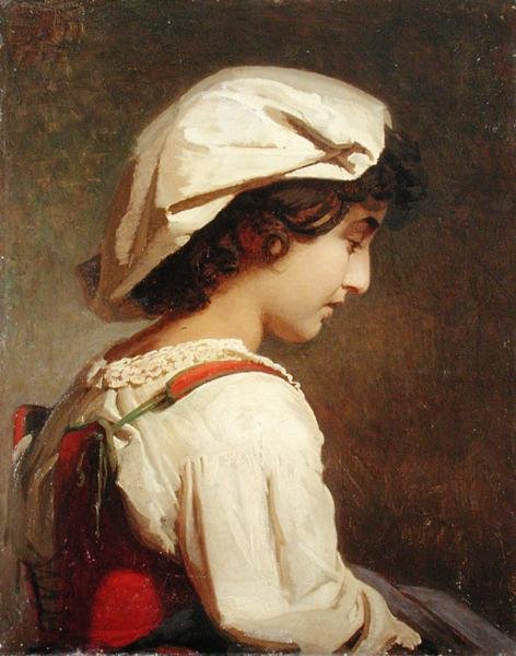 Italiensk flicka av Johann Koler