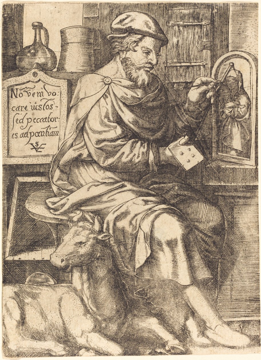 Sankt Lukas av Johann Ladenspelder