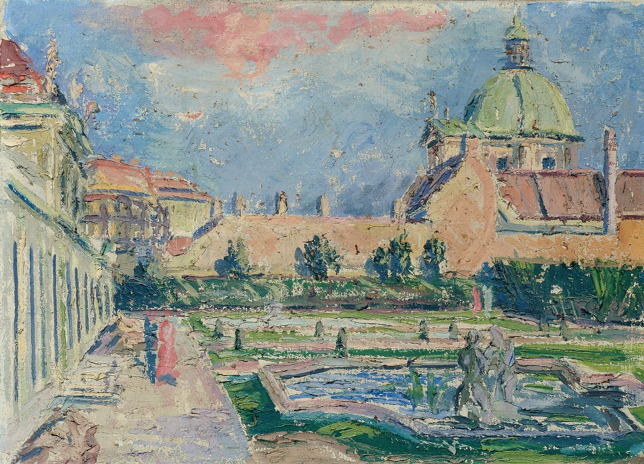 Studie från Belvedere av Johann Laurer