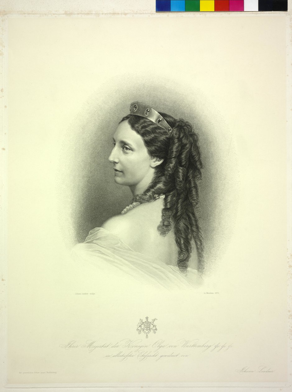 Storfurstinnan av Ryssland Olga av Johann Lindner