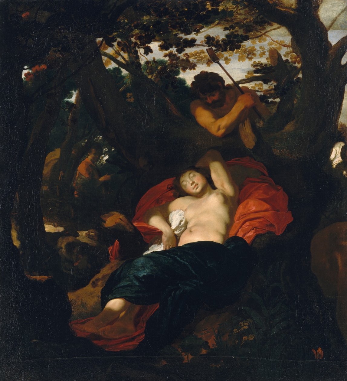 Nymf och herde, ca. 1625. av Johann Liss