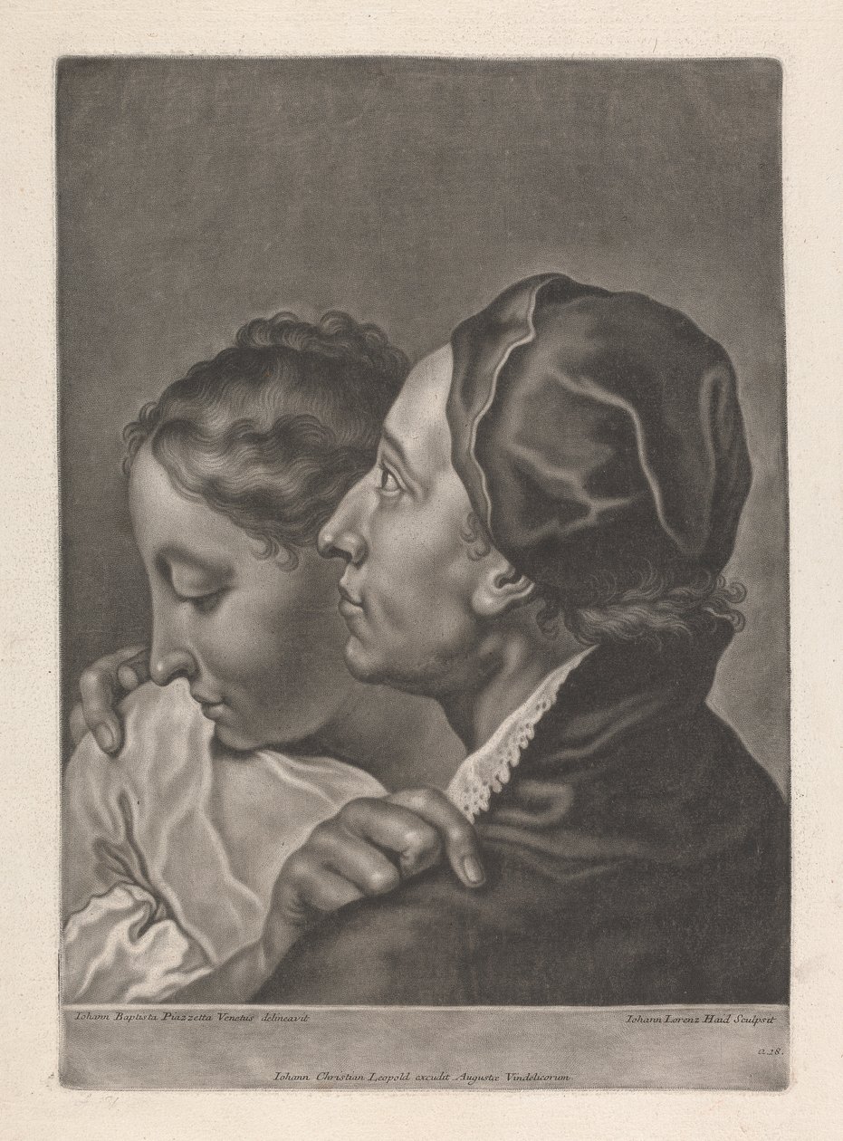 Porträtt av en man och kvinna av Johann Lorenz Haid
