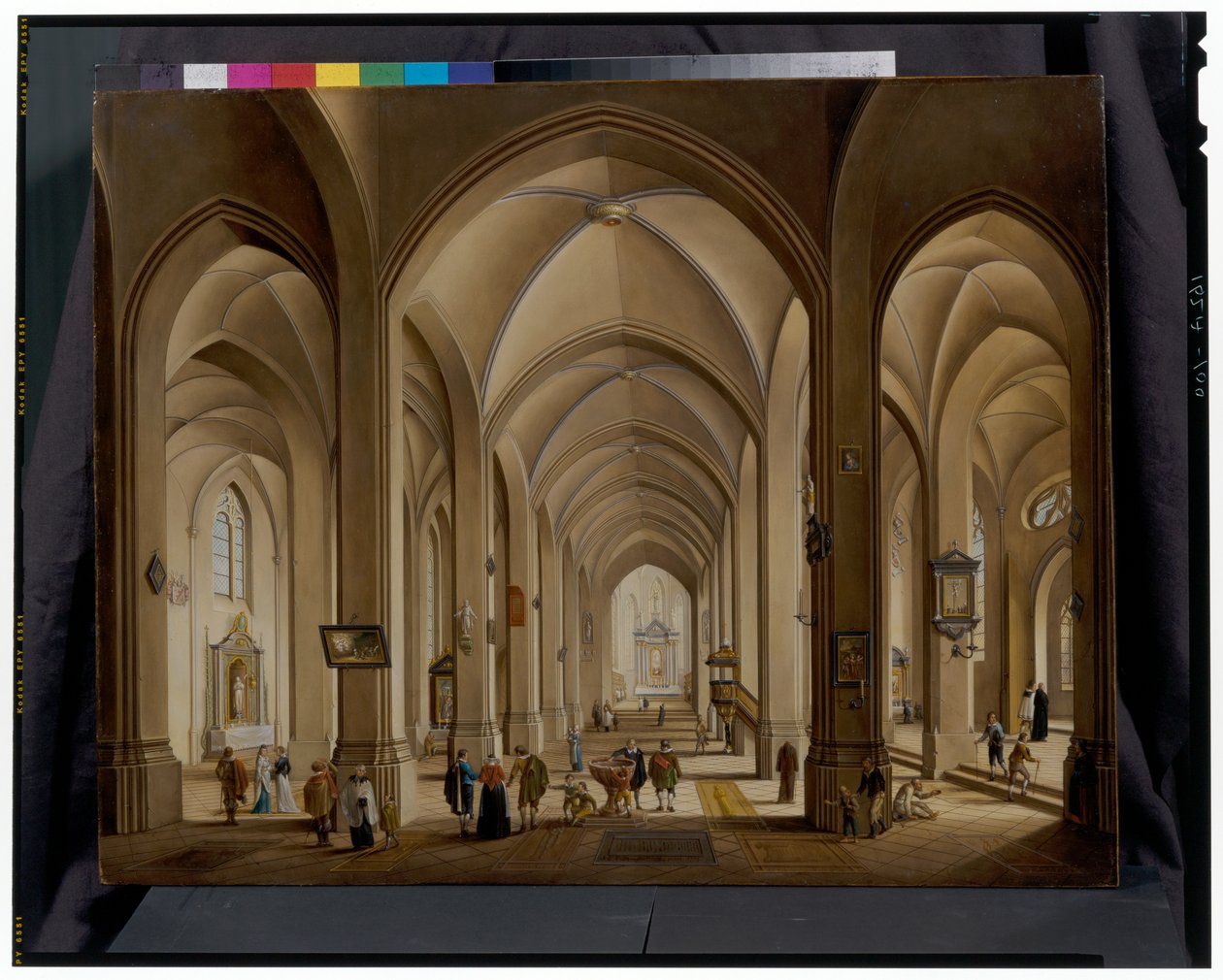 Kyrkans inre av Johann Ludwig Ernst Morgenstern