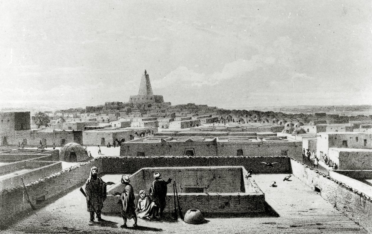 Timbuktu från Resenärshusets terrass, från 