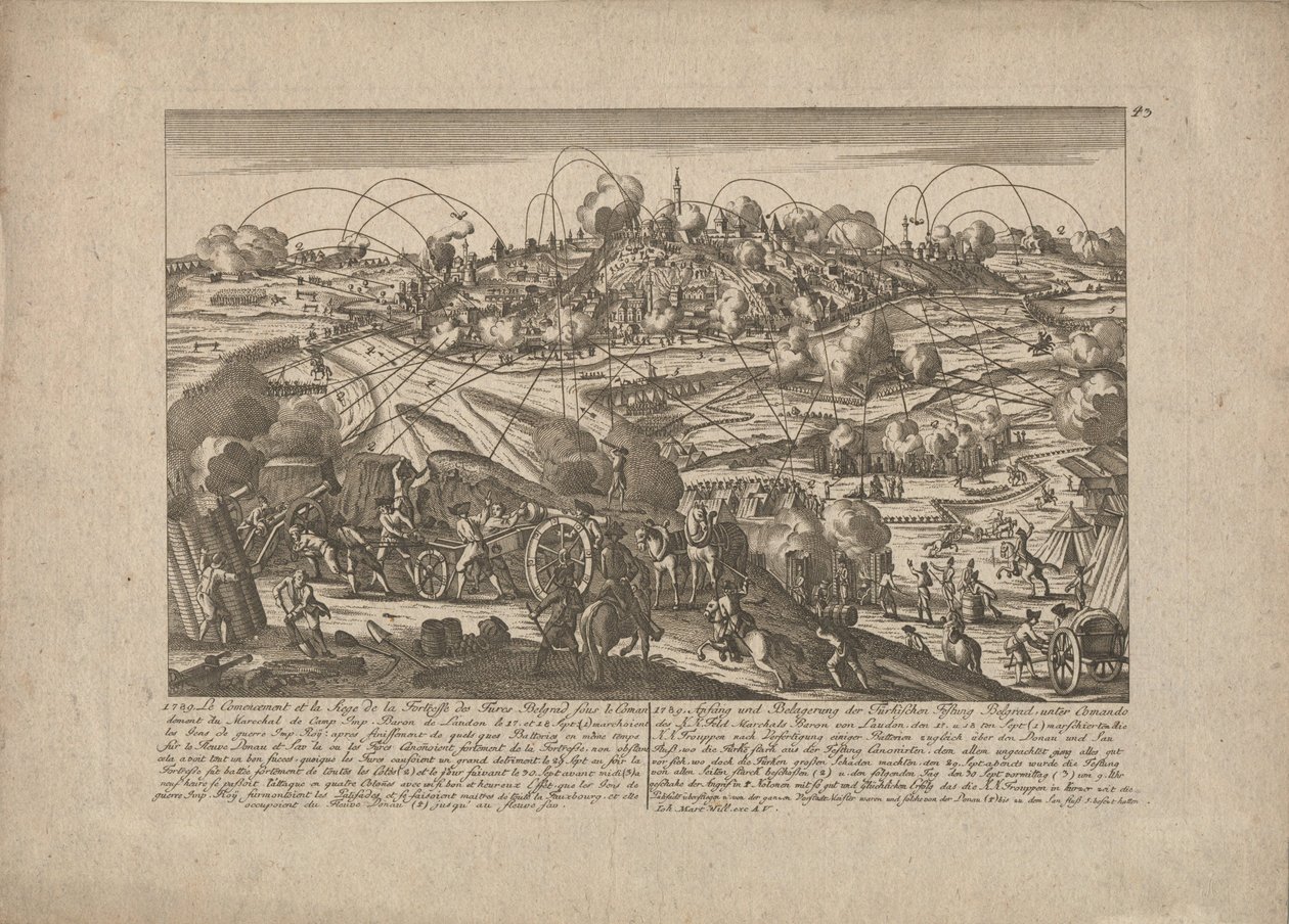Infångandet av Belgrad den 8 oktober 1789, 1789 av Johann Martin Will