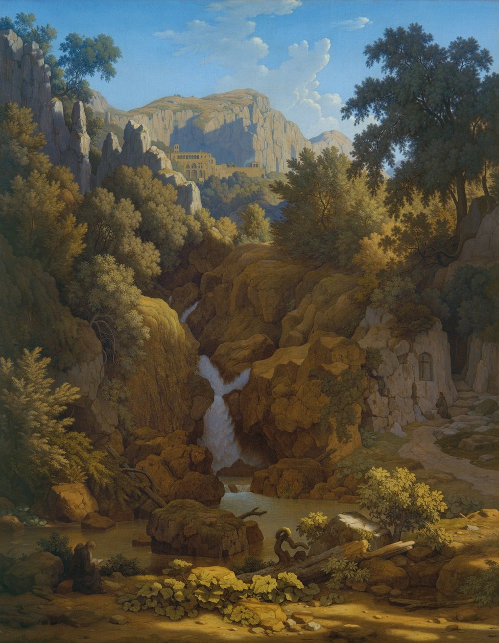 På Subiaco av Johann Martin von Rohden
