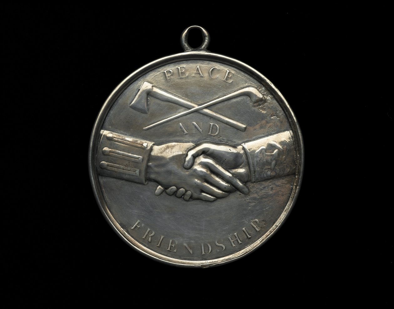 Thomas Jefferson Indian Peace-medalj, c.1801 (silver) av Johann Mathias Reich