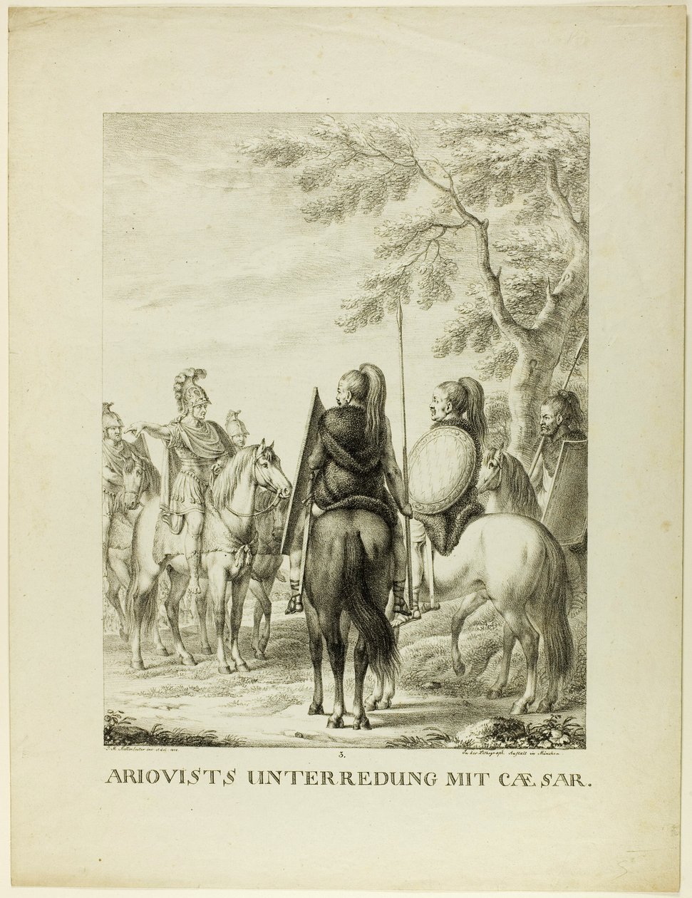 Ariovistes samtal med Caezar av Johann Michael Mettenleiter