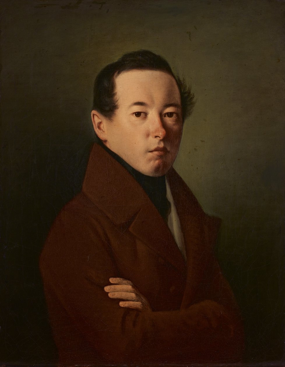självporträtt (?) av Johann Michael Neder