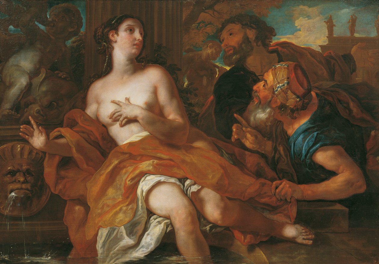 Susanna och de två gamla av Johann Michael Rottmayr