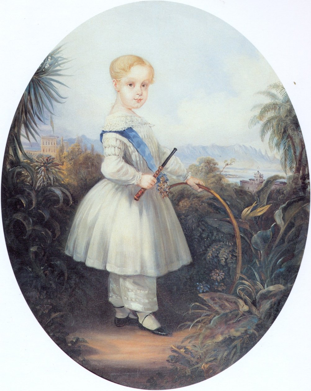 Afonso, kejserlig prins av Brasilien, äldste son till Pedro II. 1846. av Johann Moritz Rugendas