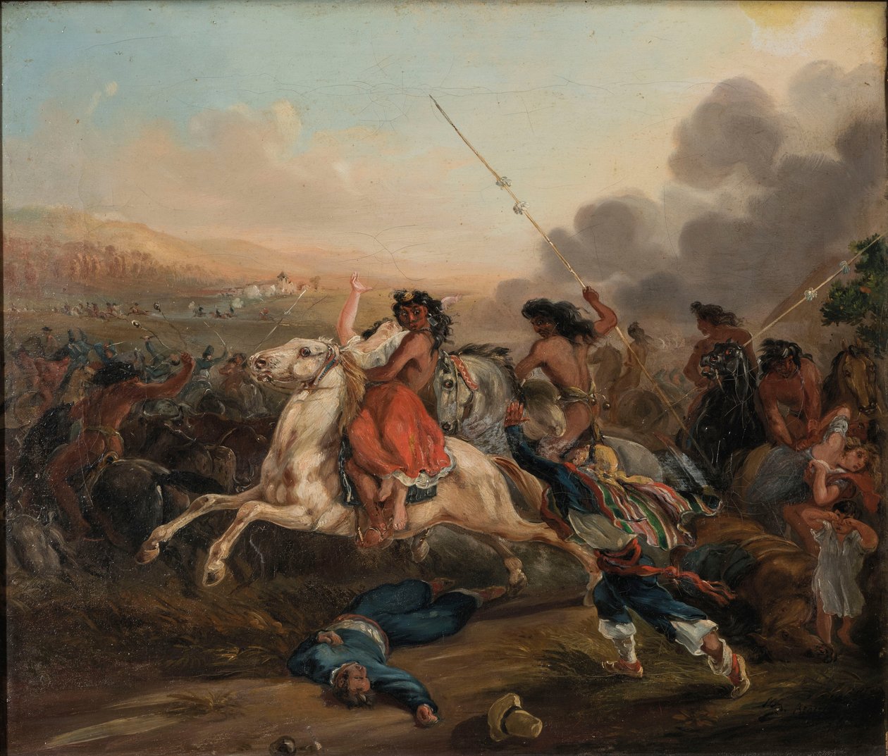 Uppryckandet (El Malón) av Johann Moritz Rugendas
