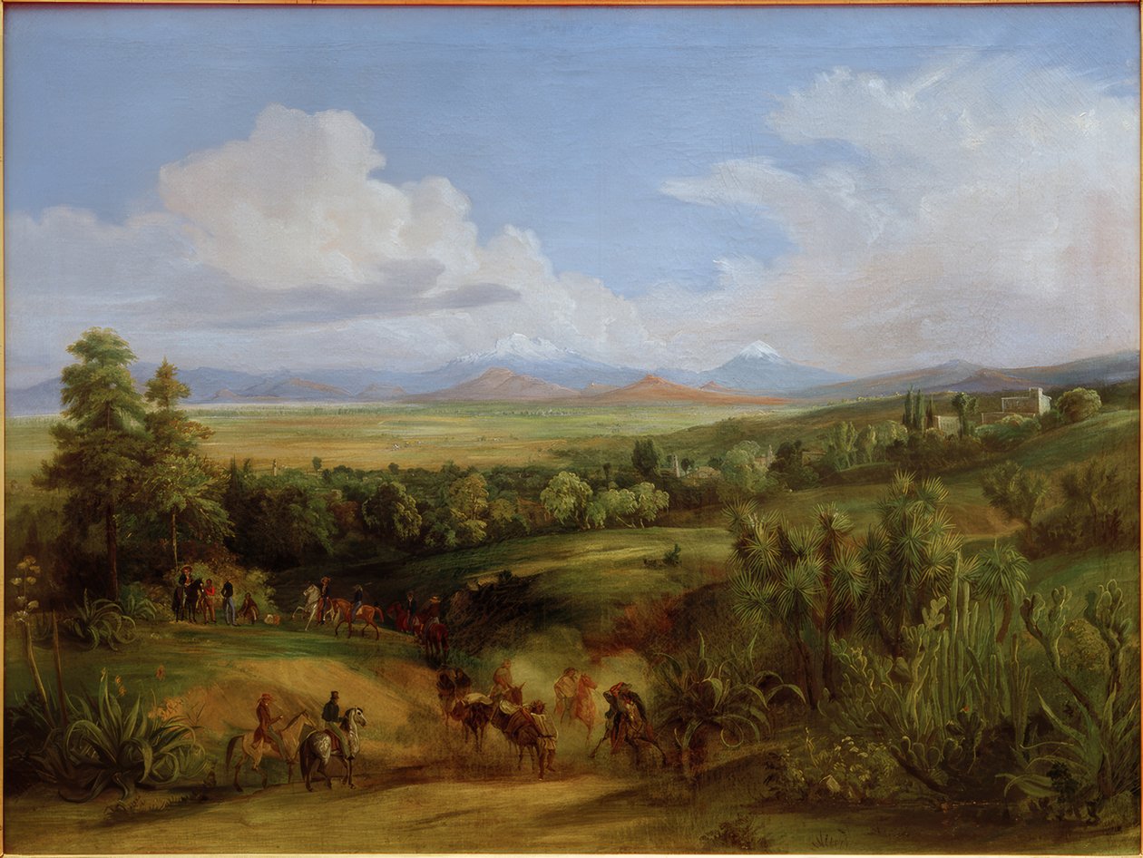 Galapa, Pico de Orizaba och Cofre de Perote av Johann Moritz Rugendas