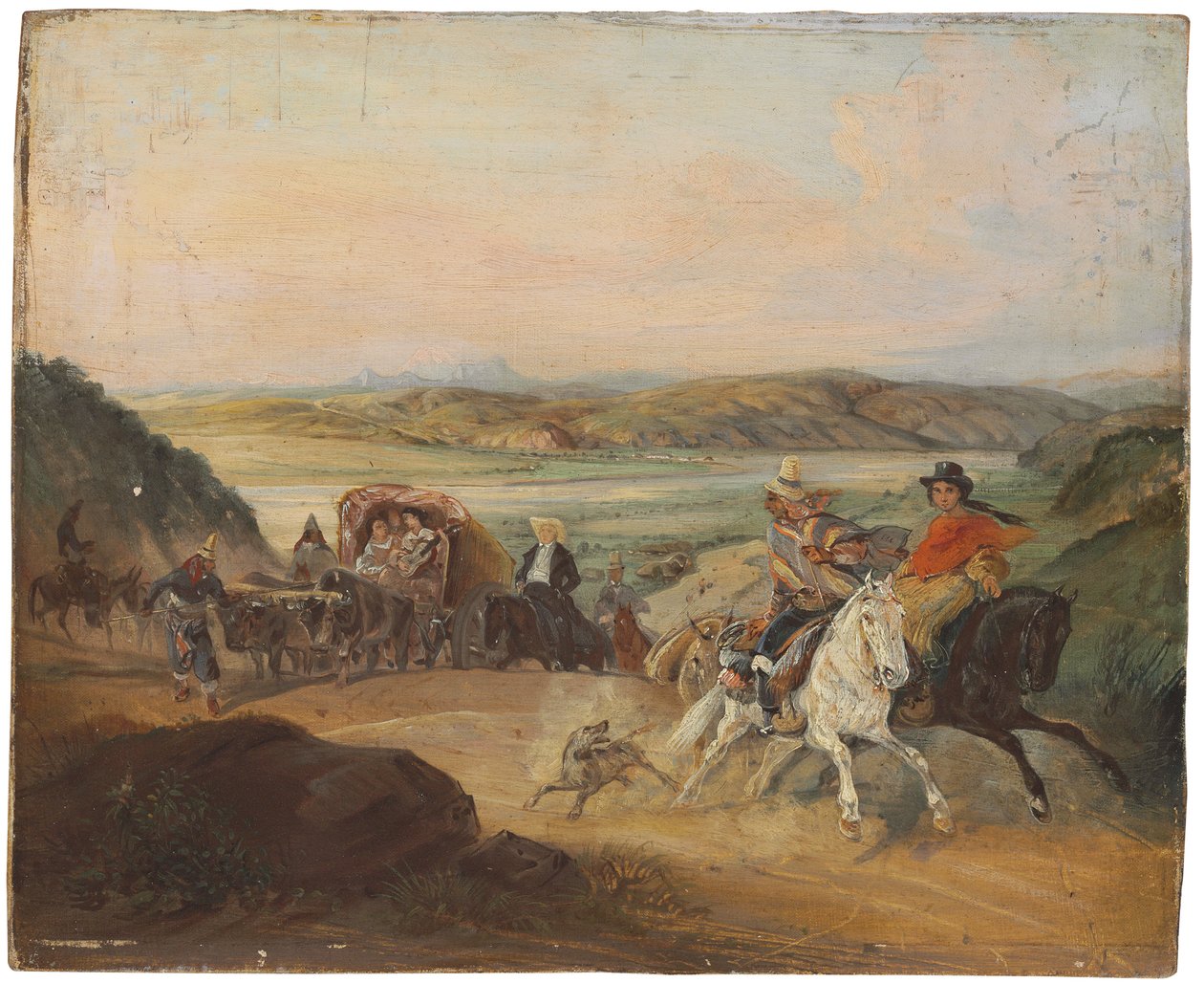 Vägen från Santiago till Valparaiso av Johann Moritz Rugendas