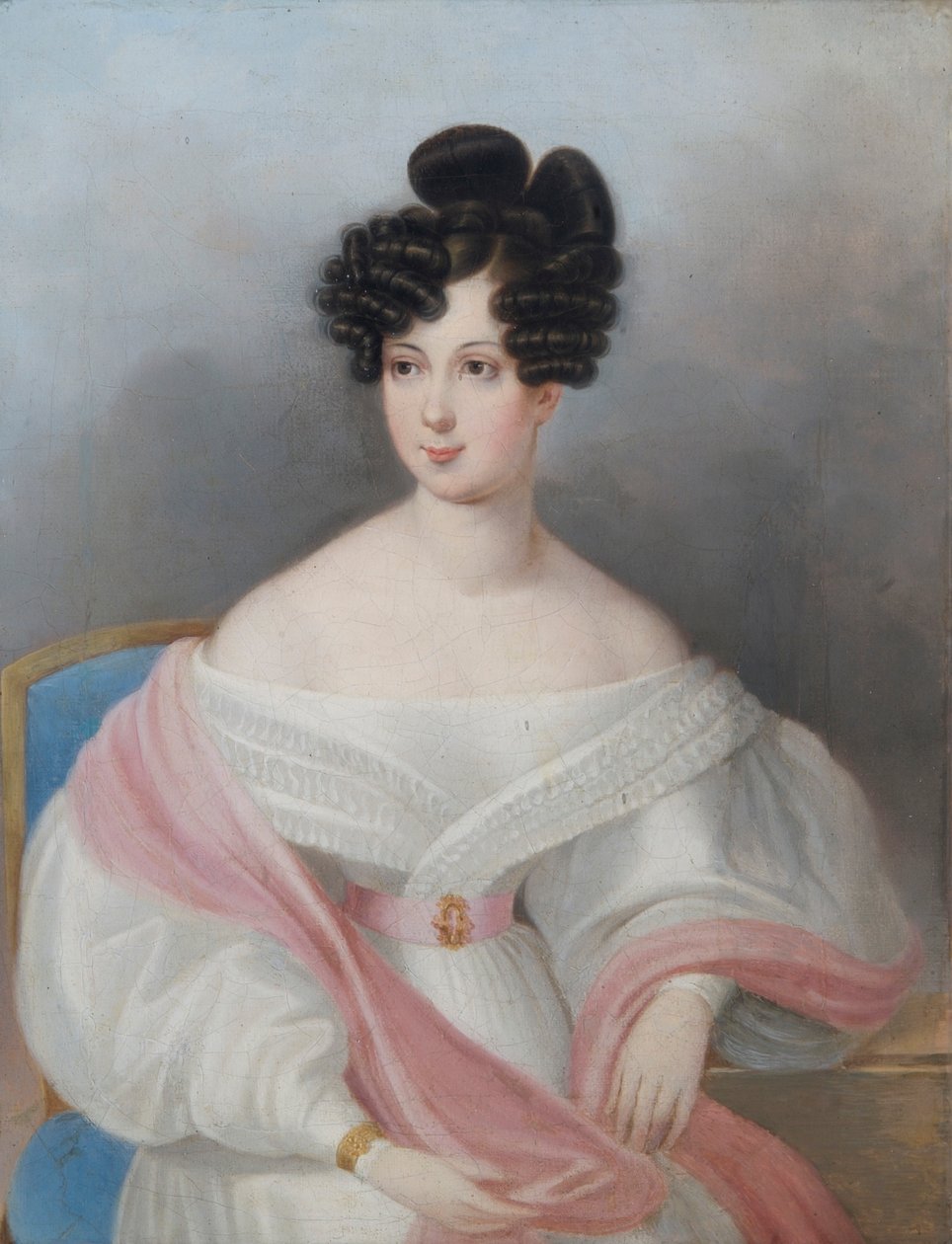 Grevinnan Claudine Rhedey de Kis-Rhede av Johann Nepomuk Ender