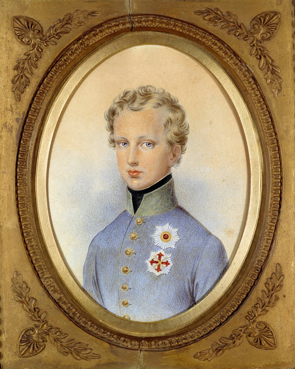 Porträtt av hertigen av Reichstadt (1811-1832), son till Napoleon I och Marie Louise av Österrike Målning av Johann Nepomuk Ender (1793-1854) 1830 Privat samling - Porträtt av hertigen av Reichstadt (1811-1832), son till Napoleon Jag och Marie Louise från  av Johann Nepomuk Ender