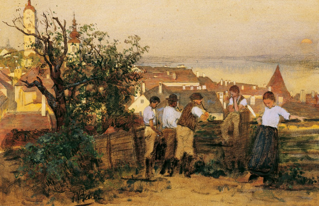 Från Stein an der Donau av Johann Nepomuk Geller