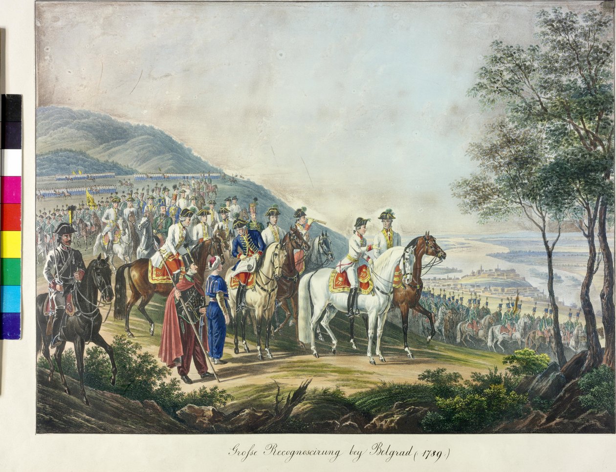 Ärkehertig Franz belägring av Belgrad 1789 av Johann Nepomuk Hoechle