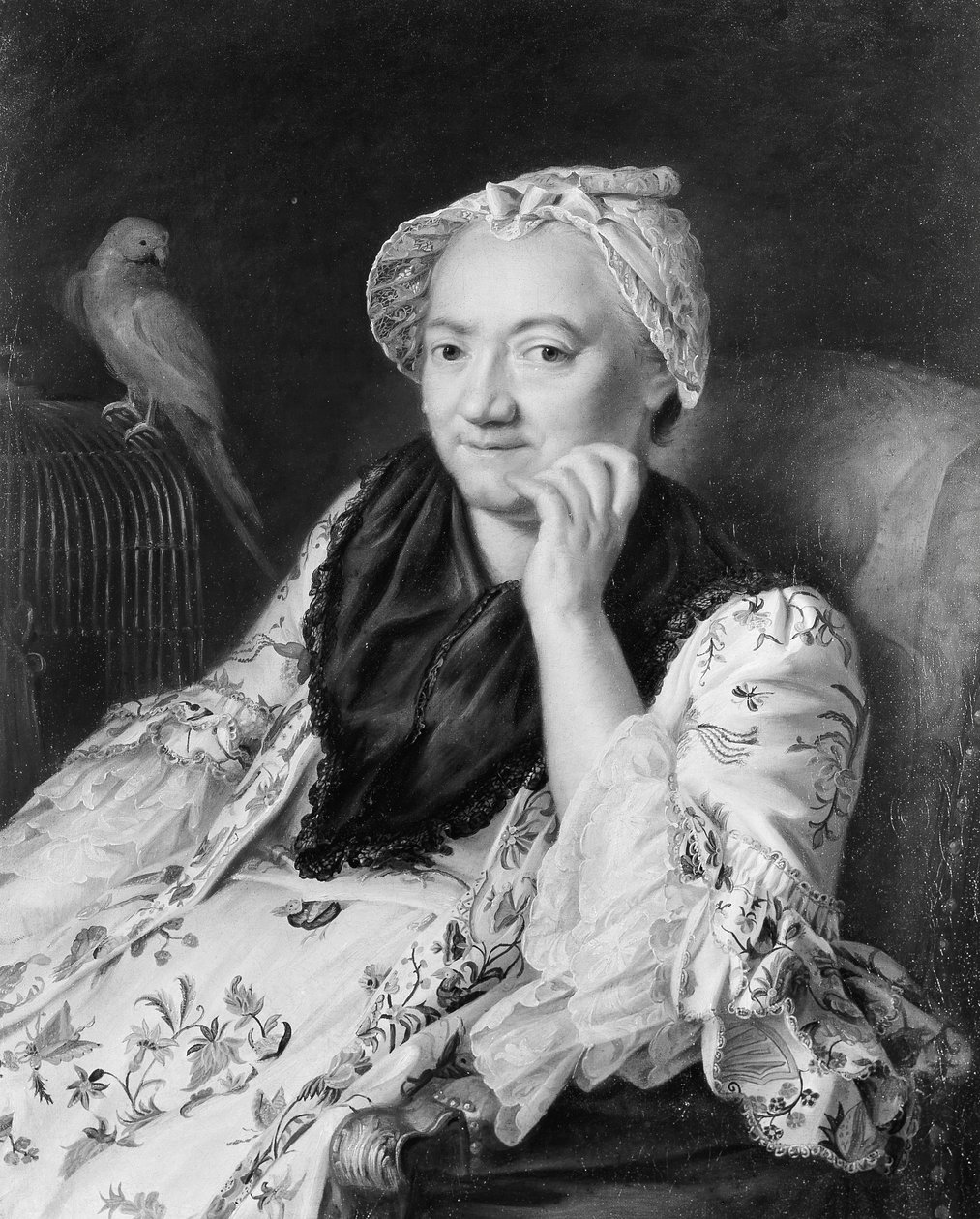 Porträtt av en kvinna. av Johann Nikolaus Grooth