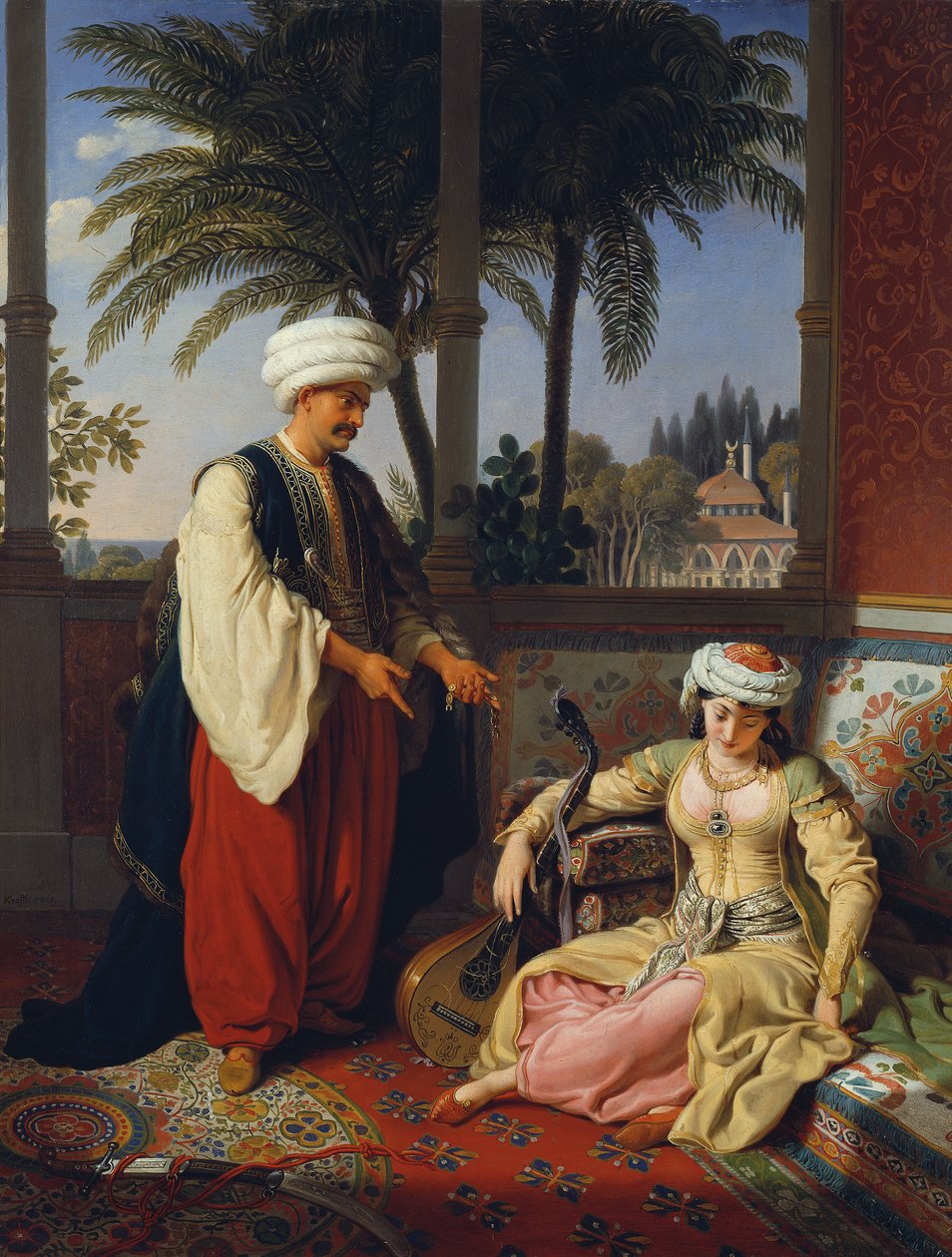 Turken ("otrohet") av Johann Peter Krafft