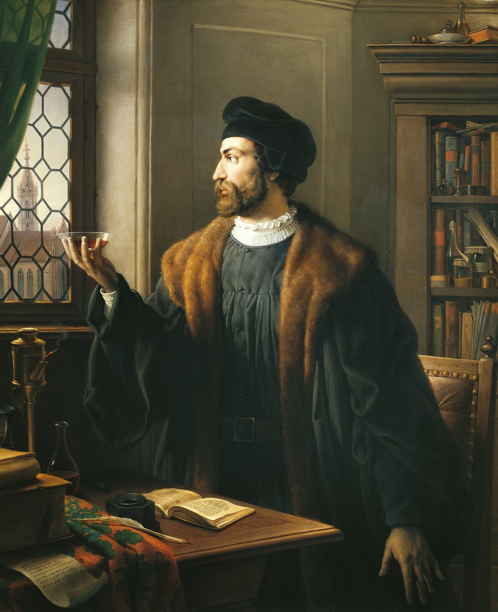 Faust på påskmorgon, av Johann Peter Krafft (1780-1856), olja på duk av Johann Peter Krafft