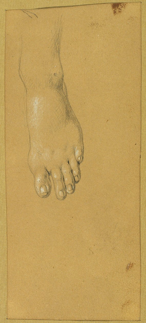Fotstudie för "Rüdiger och Angelika" av Johann Peter Krafft
