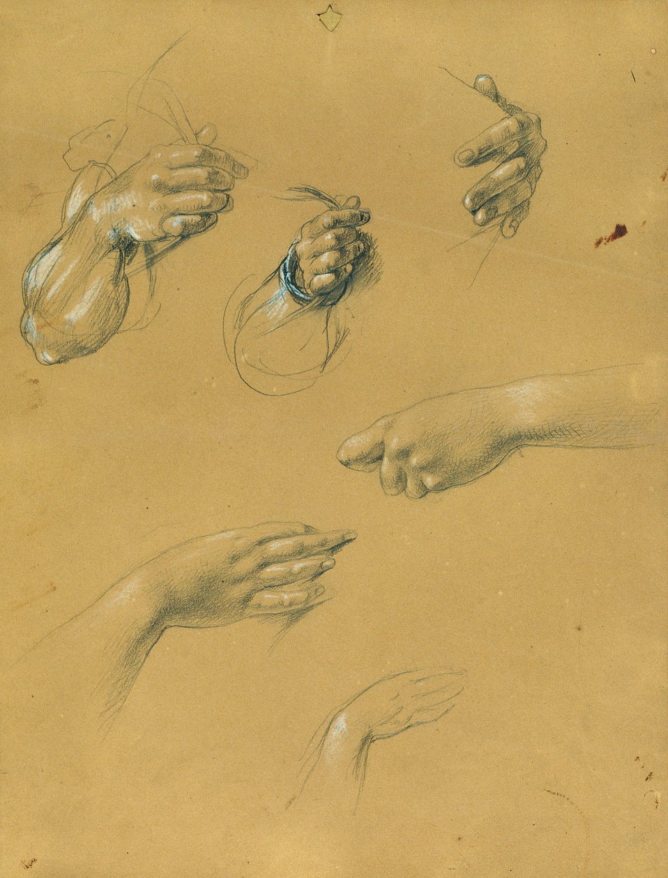 Handstudien av Johann Peter Krafft