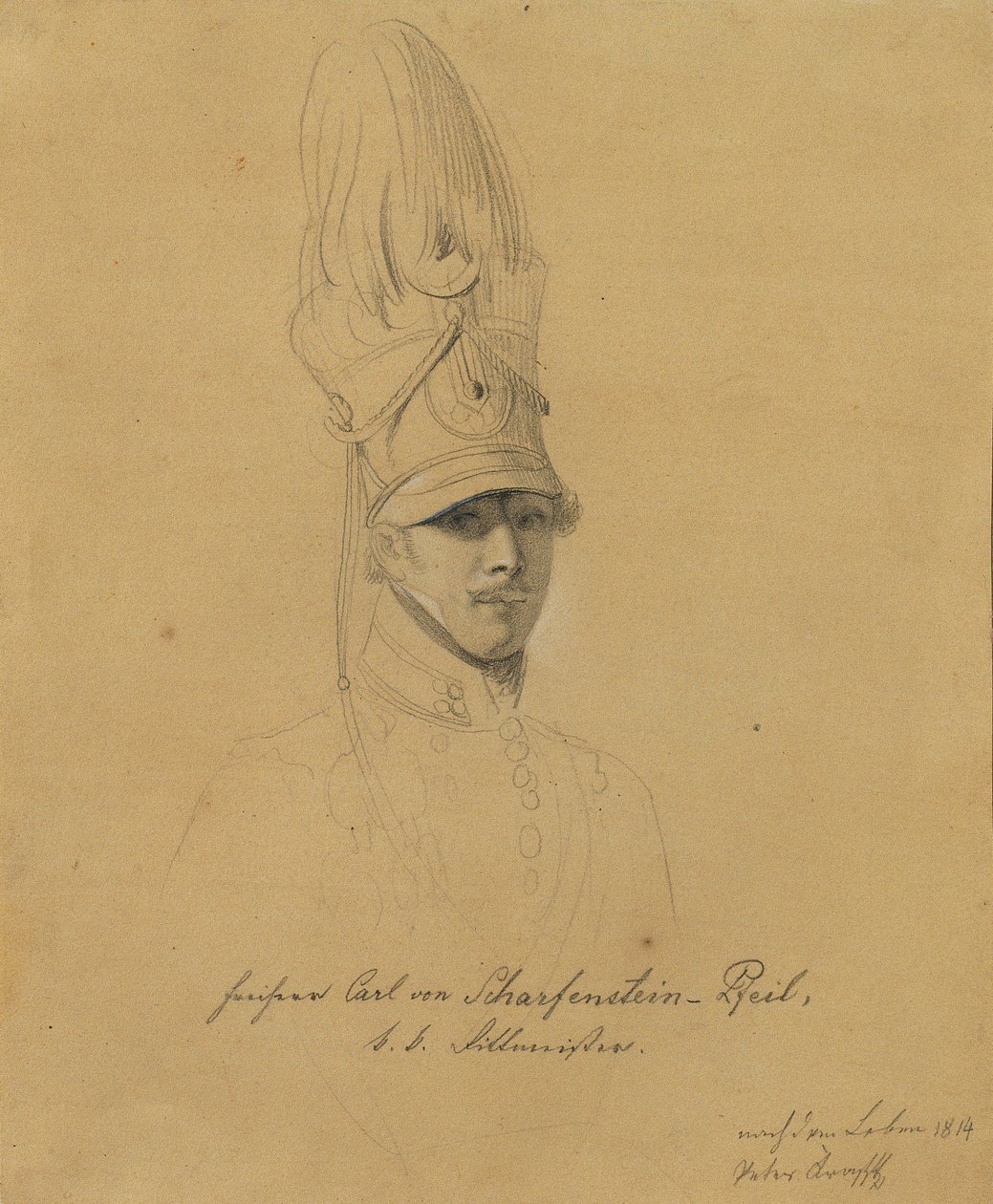 Karl Freiherr von Scharfenstein pil av Johann Peter Krafft