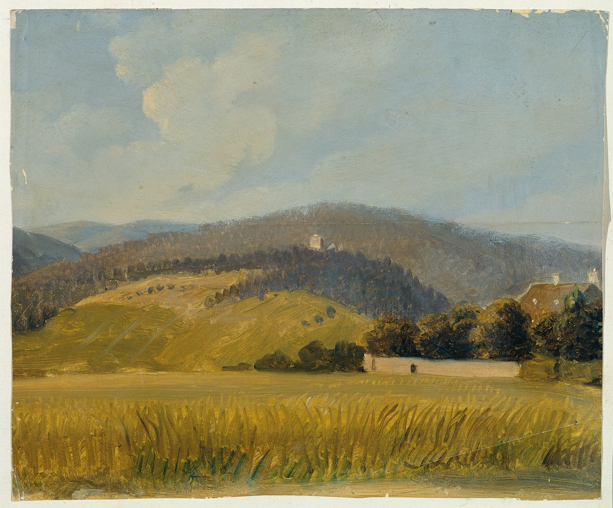 landskap nära Baden av Johann Peter Krafft