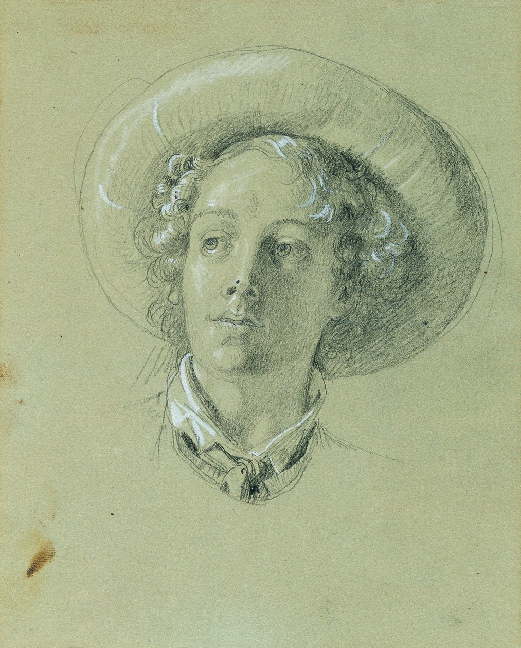 Studie för "Hermann och Dorothea i vingården" av Johann Peter Krafft