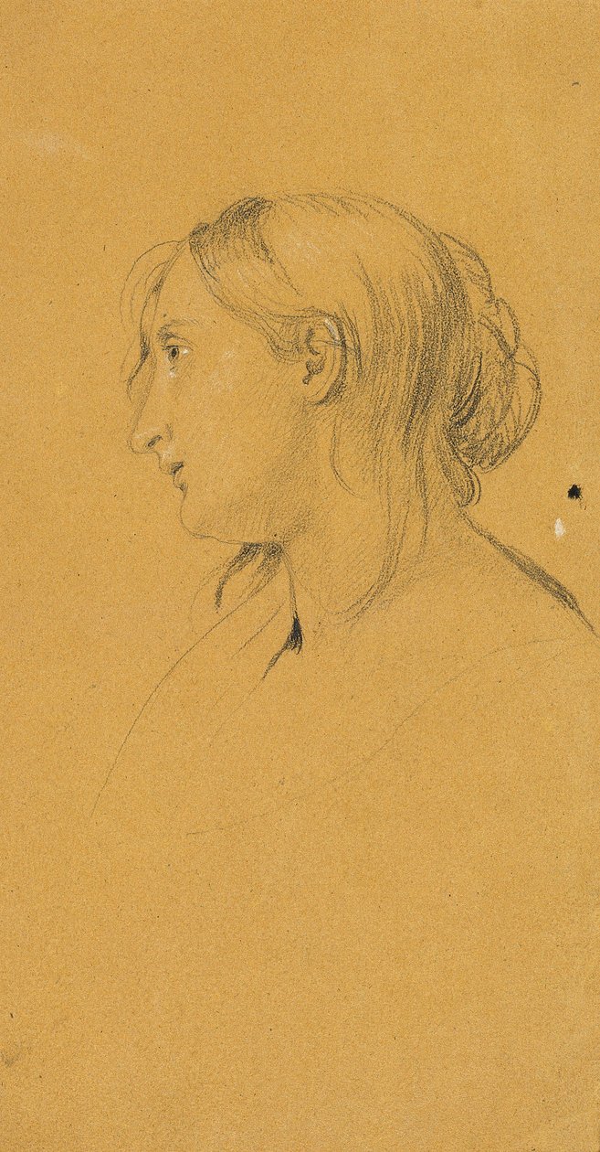 Studie för "Ossian och Malvina" av Johann Peter Krafft