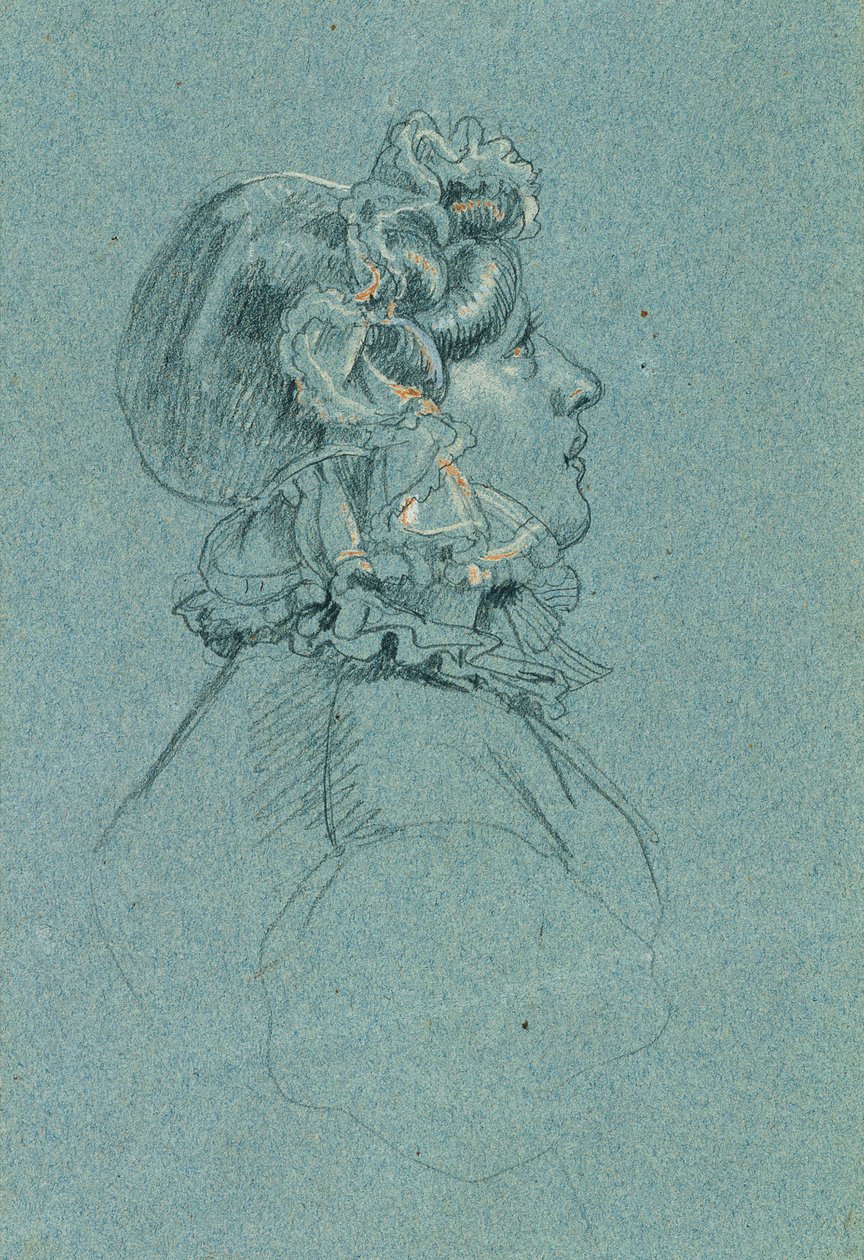 Studie om "kejsar Franz återvändande från Pressburg" av Johann Peter Krafft