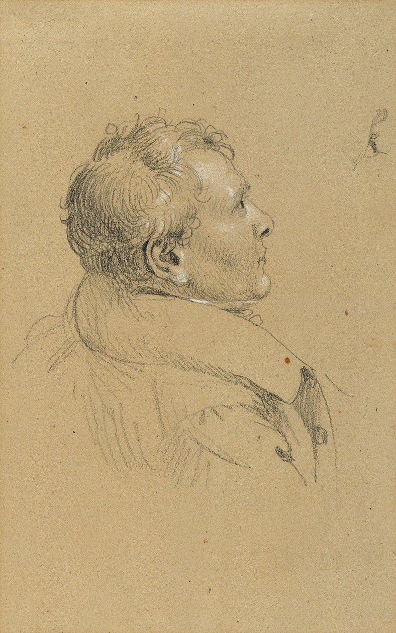 Studie om "kejsar Franz återkomst från Pressburg" av Johann Peter Krafft