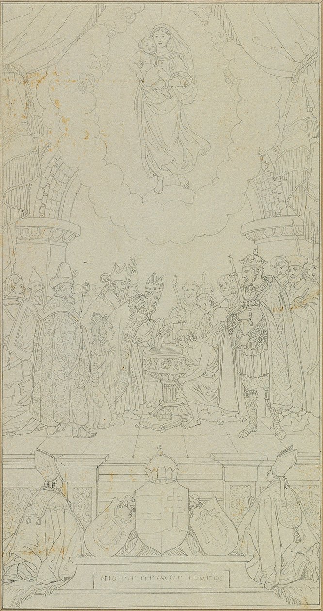 Stefans dop av Ungern av Johann Peter Krafft