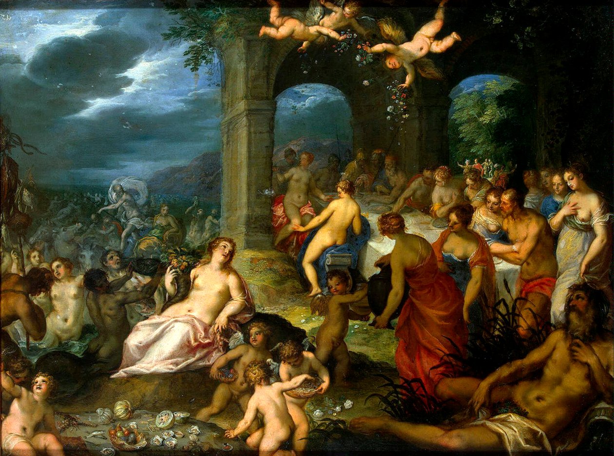 Gudarnas högtid, 1600. av Johann Rottenhammer