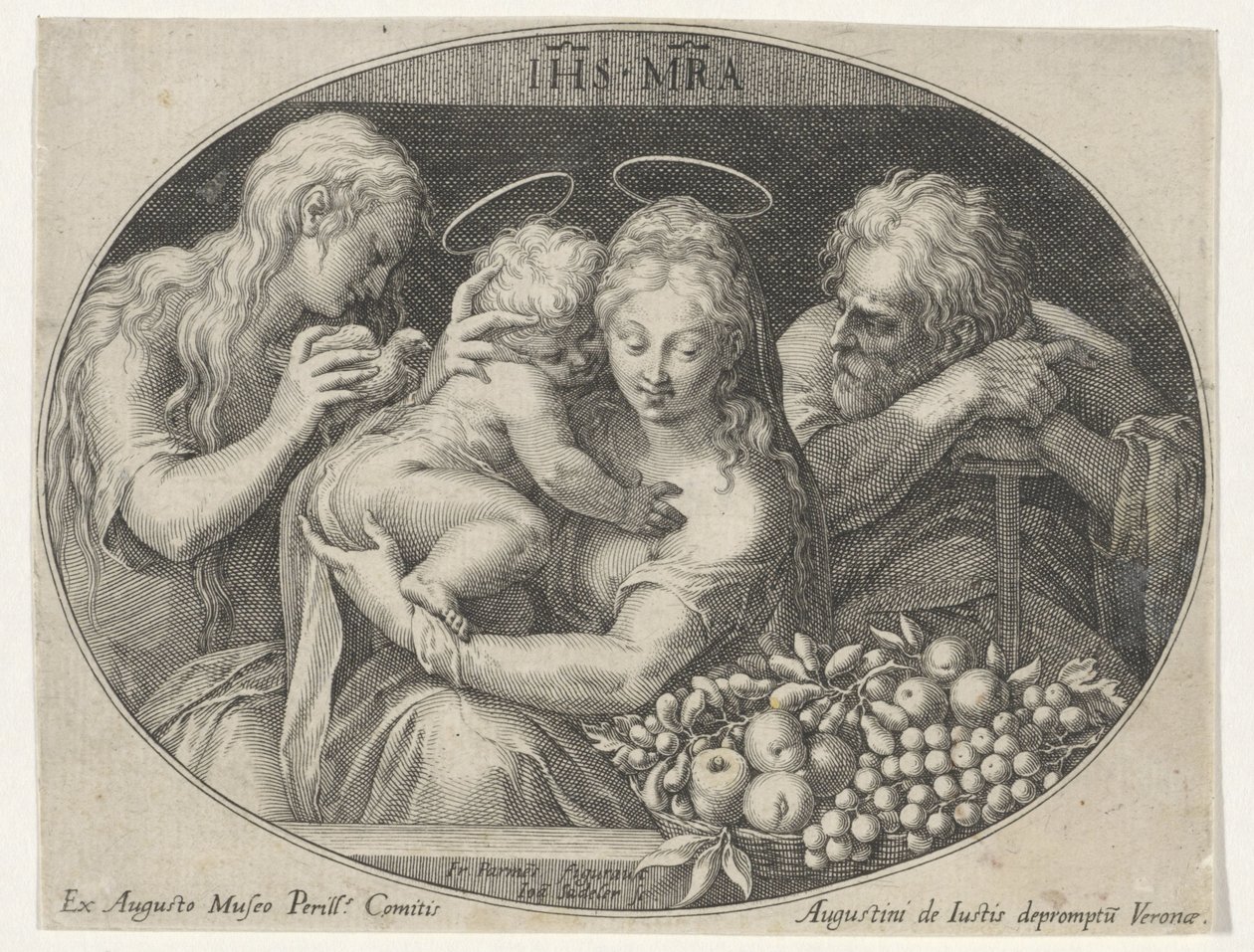 Helig familj med Sankta Anna av Johann Sadeler (I)