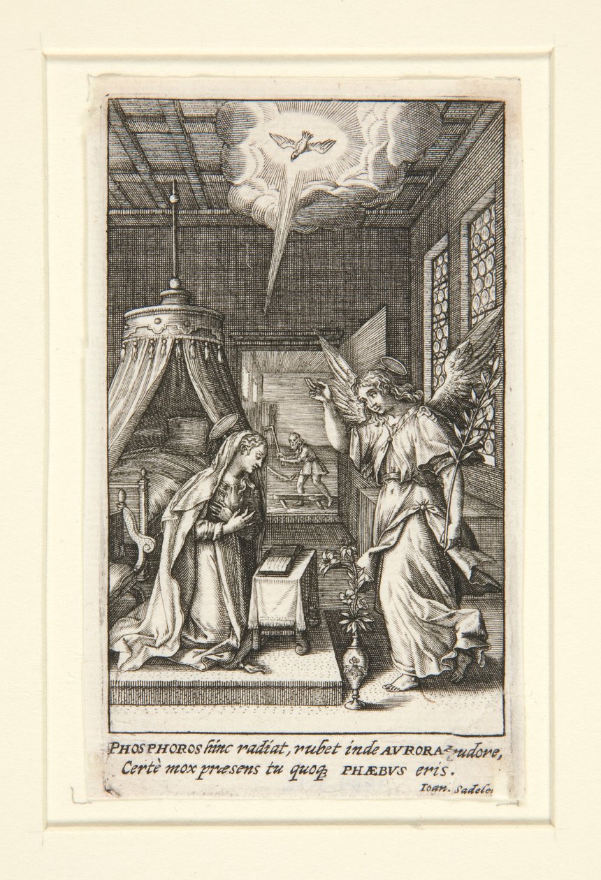 Bebådelsen av Johann Sadeler I
