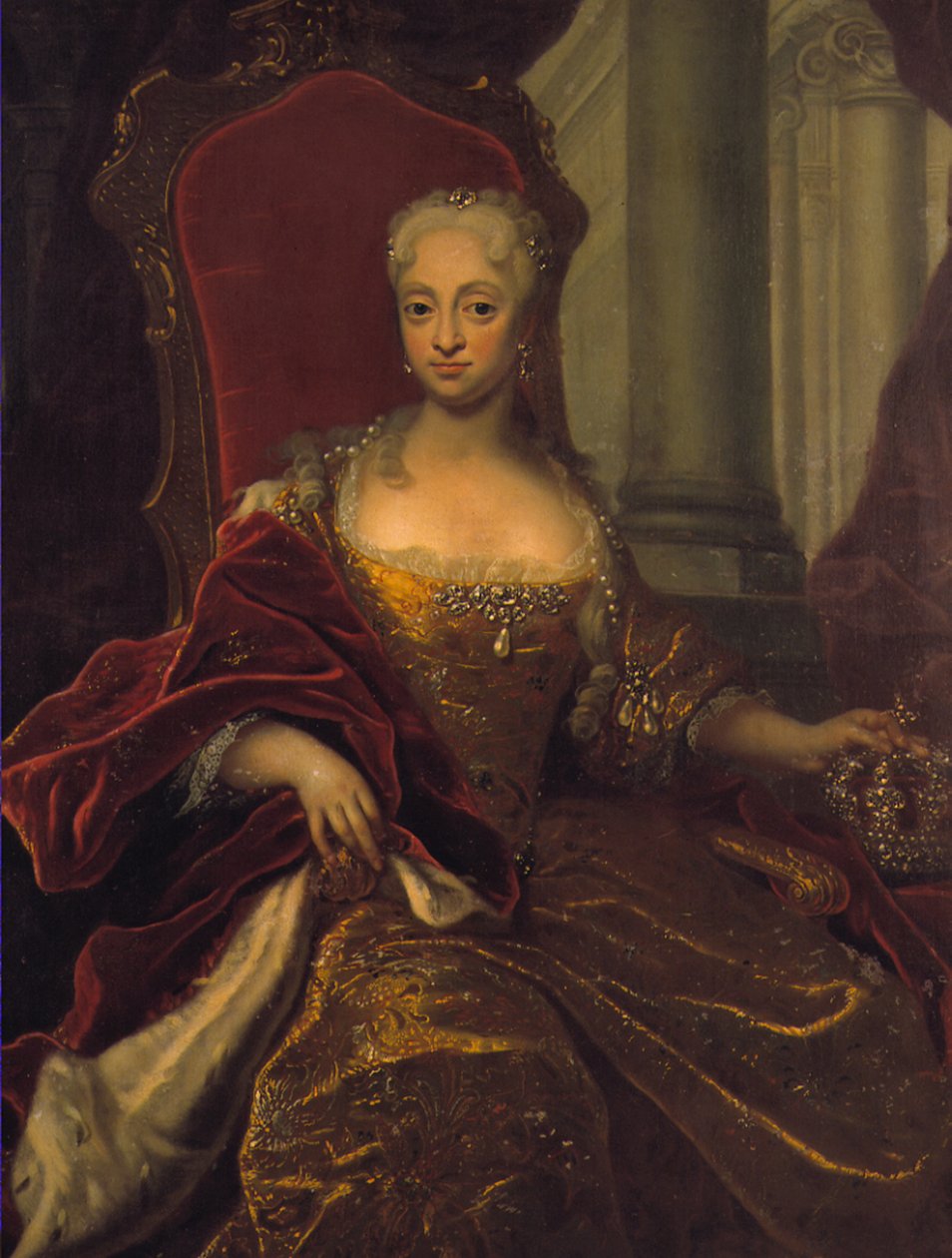 Louisemecklenburgdenmark av Johann Salomon Wahl