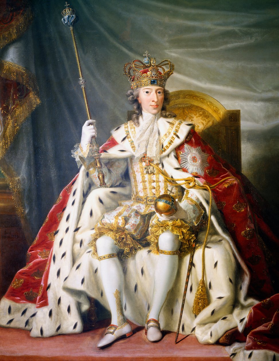 Porträtt av Christian VI av Danmark (Köpenhamn av Johann Salomon Wahl