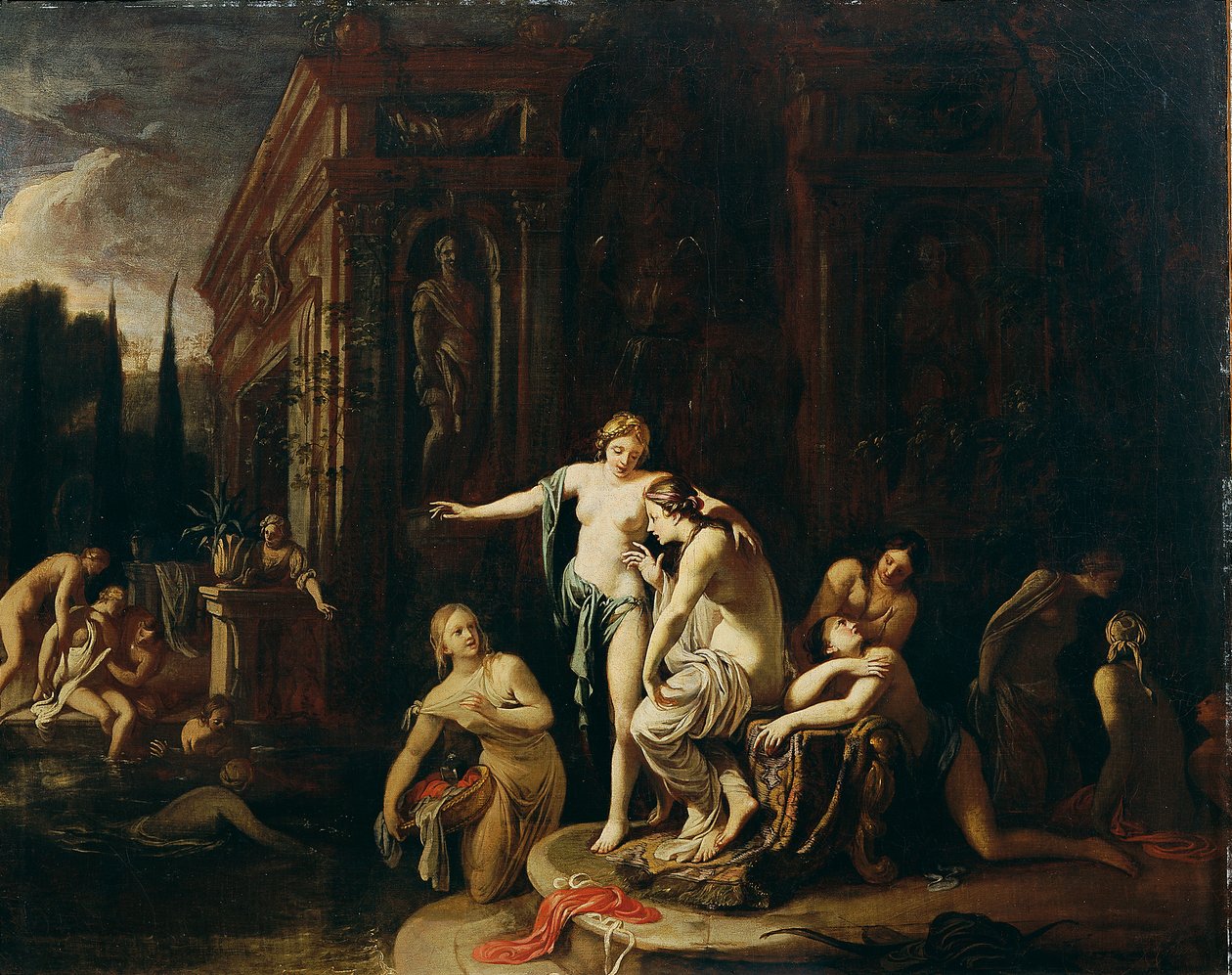 Diana och Callisto i badet av Johann Spillenberger