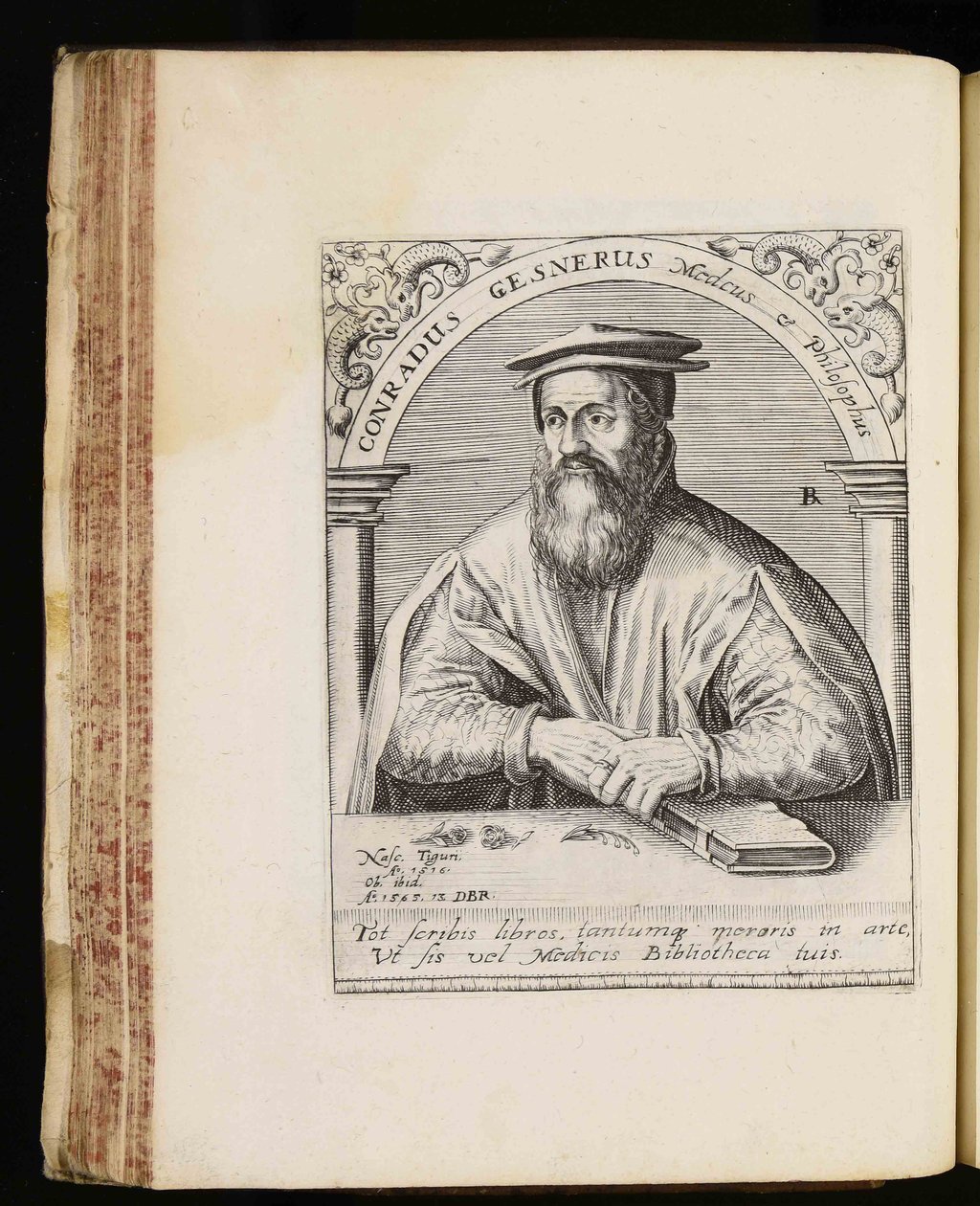 Conrad Gessner av Johann Theodor de Bry