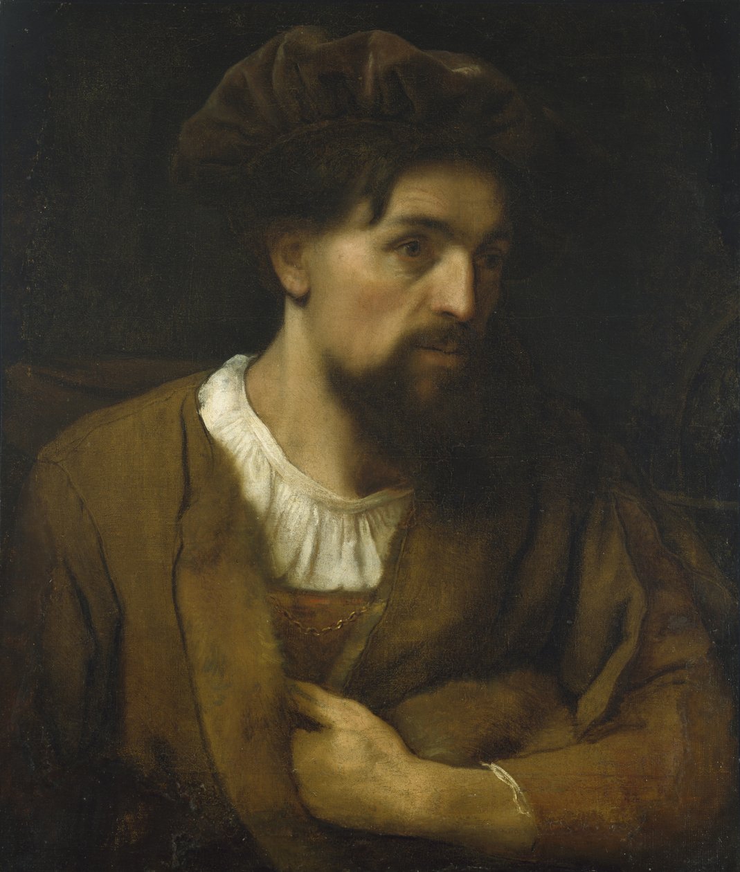 Porträtt av en filosof (olja på duk) av Johann Ulrich Mayr