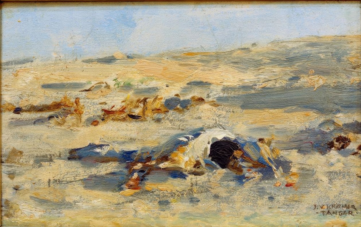 Öknen nära Tanger av Johann Victor Krämer