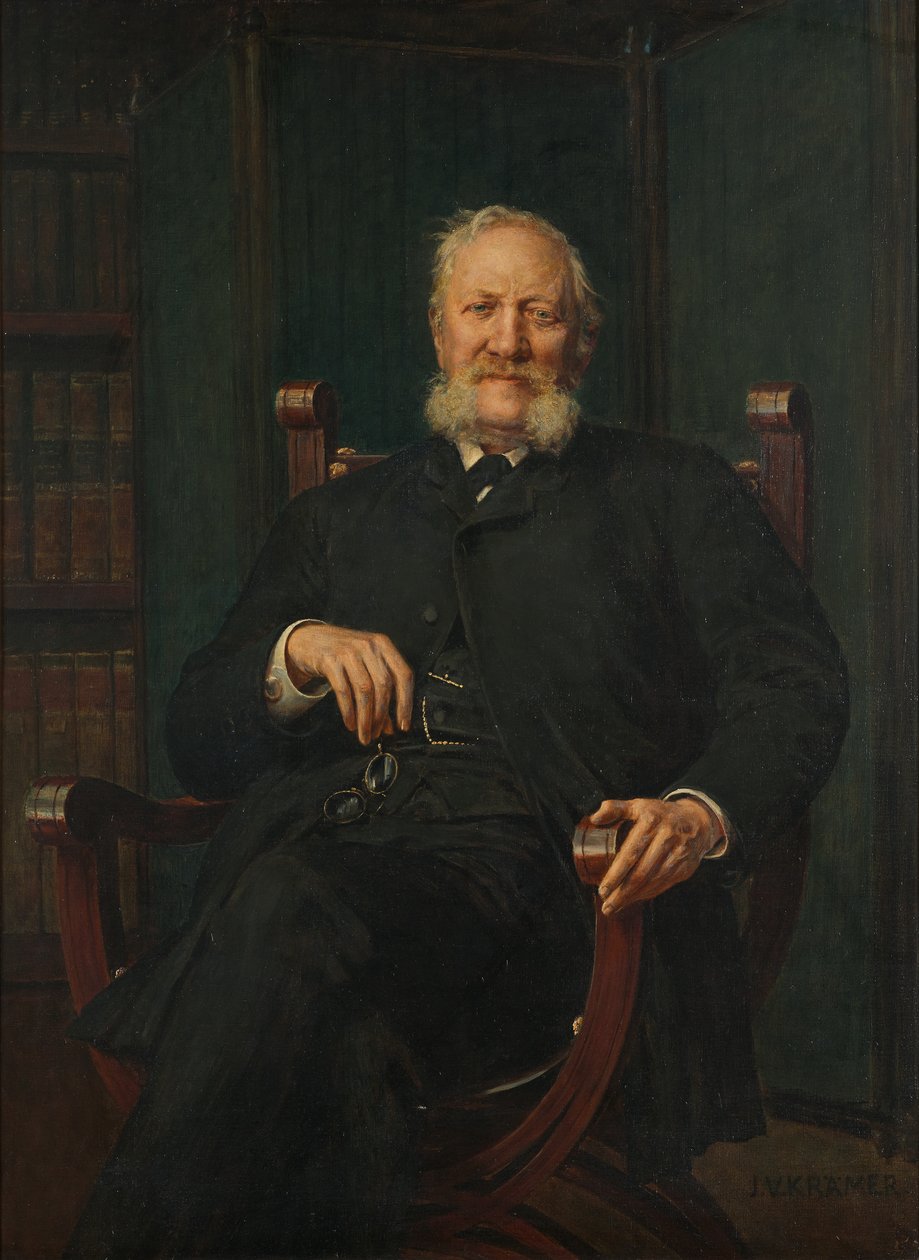 Dr Karl Stremayr av Johann Victor Krämer