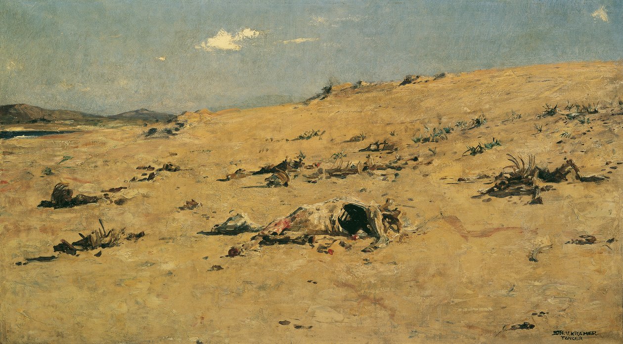 Motiv från Tanger av Johann Victor Krämer