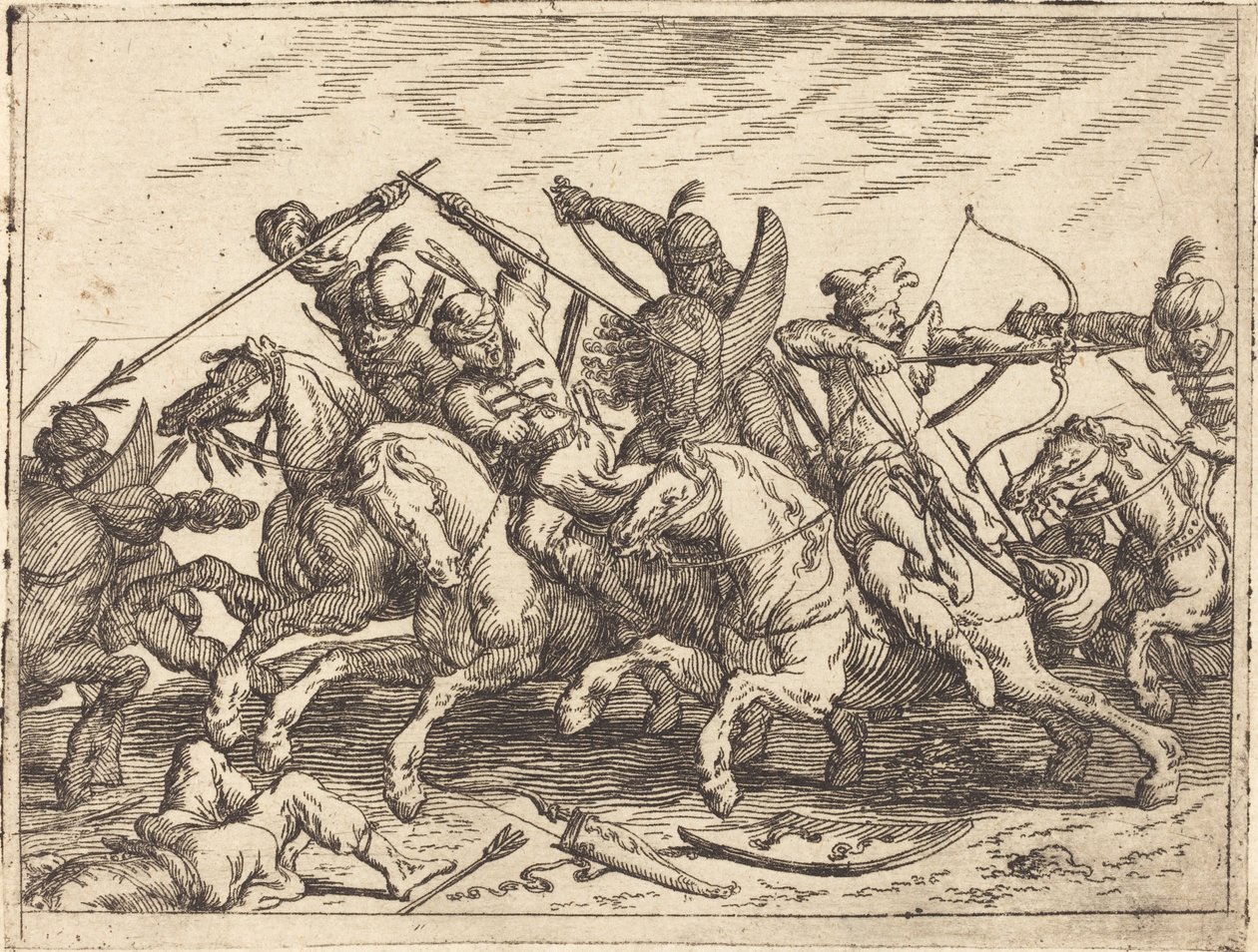 Nycker av olika strider av Johann Wilhelm Baur