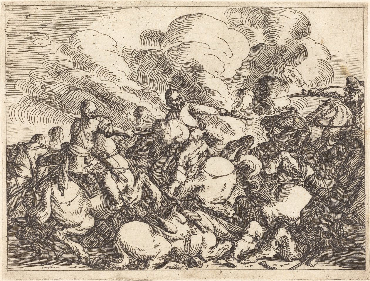 Nycker av olika strider av Johann Wilhelm Baur