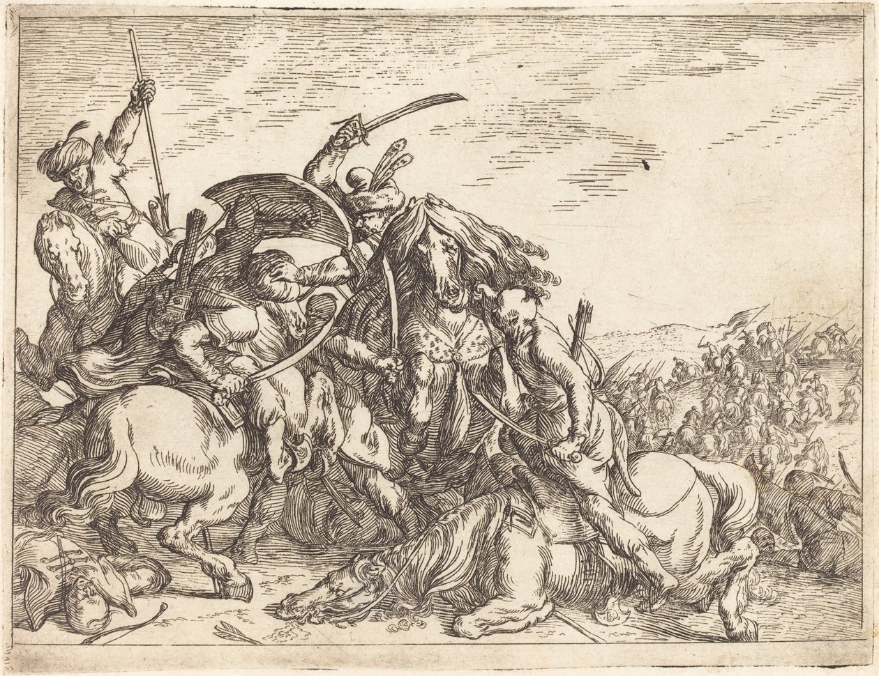 Nycker av olika strider, 1635. av Johann Wilhelm Baur