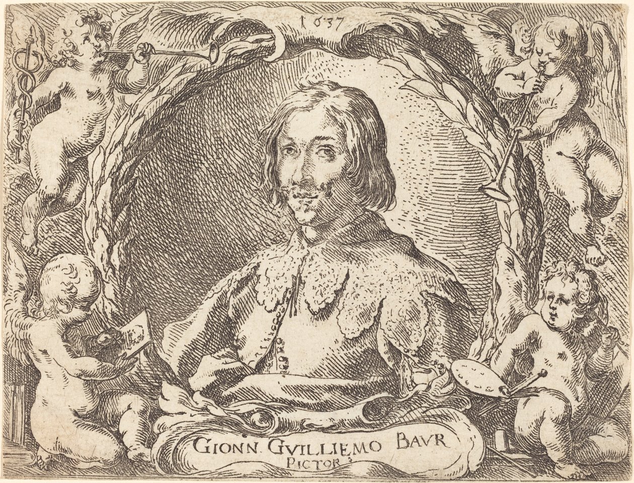 Nycker av olika frontispice-strider, 1635. av Johann Wilhelm Baur