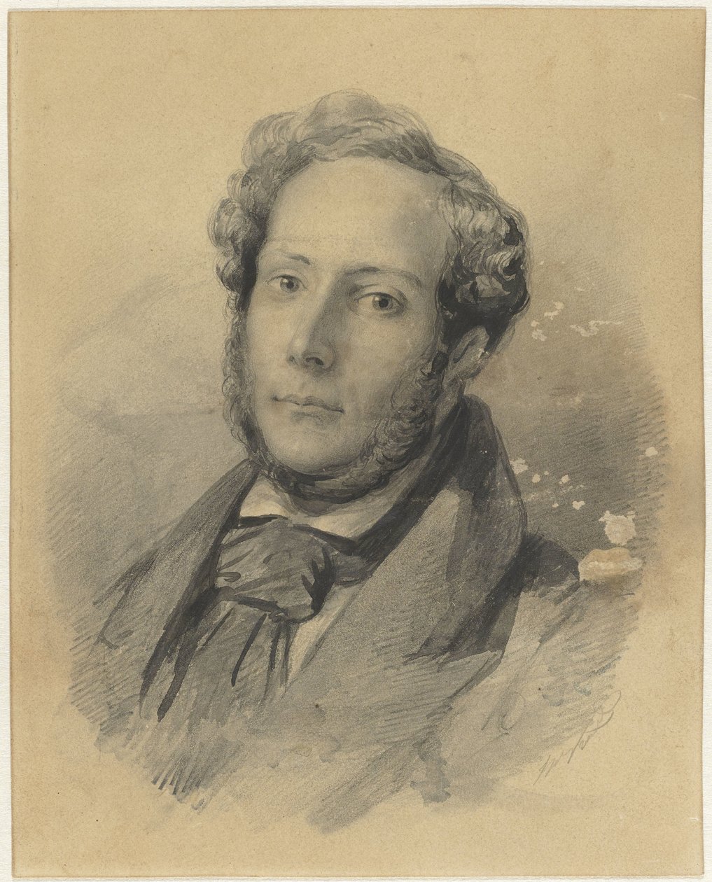 Självporträtt av Johann Wilhelm Kaiser (I) av Johann Wilhelm Kaiser (I)